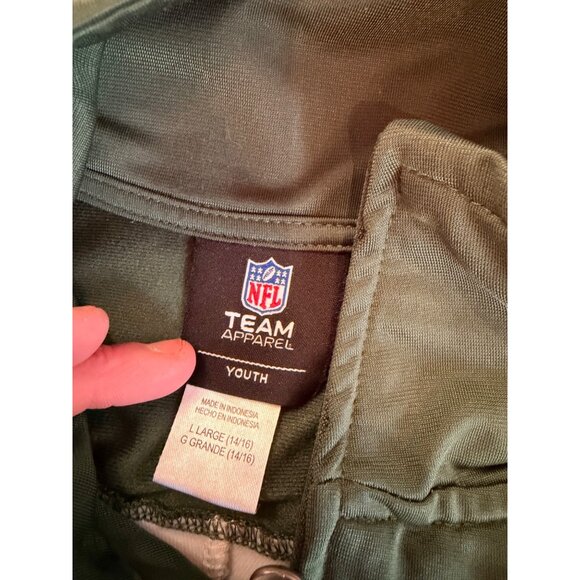 NFL Green Bay Packers Youth Team Apparel Jacket Green/Gold Size L (14/16) Full Z - Picture 4 of 14